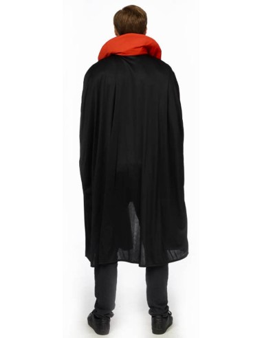 Cape Dracula avec col rouge