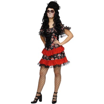 Déguisement Day of the Dead femme