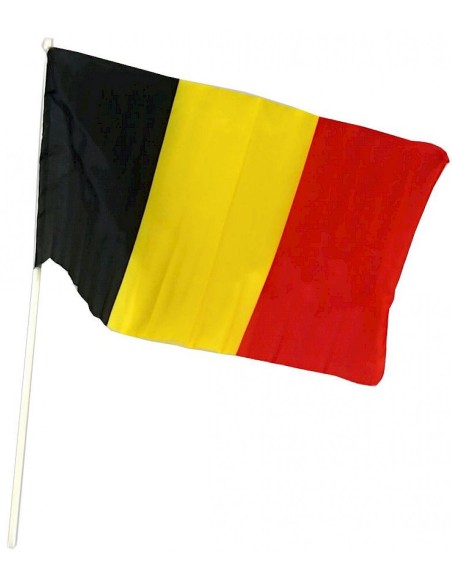 Drapeau Belgique avec manche
