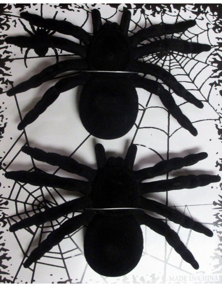 2 araignées déco Halloween