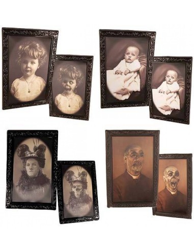 Cadre photo holographique halloween