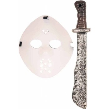 Masque hockey avec machette