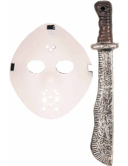 Masque hockey avec machette