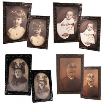 Cadre photo holographique halloween