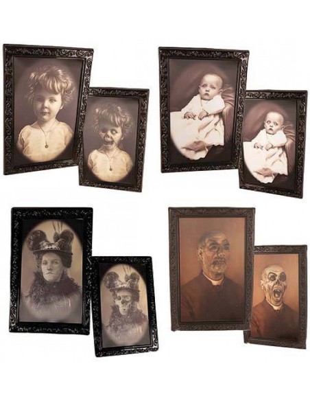 Cadre photo holographique halloween
