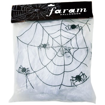 Toile d'araignée 50g + 2 araignées
