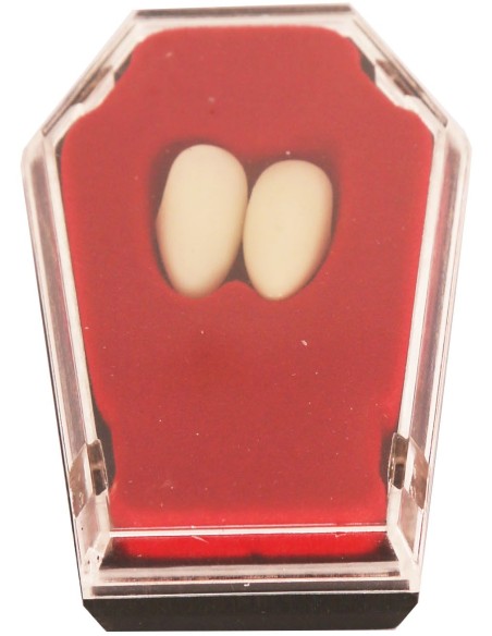 Dents de vampire dans cercueil