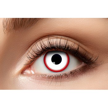 Lentilles blanches cercle rouge Saw
