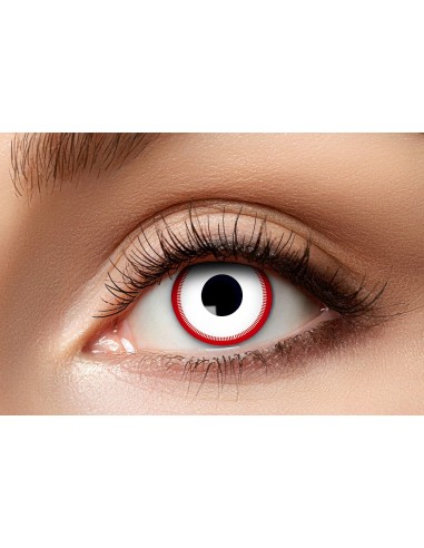 Lentilles blanches cercle rouge Saw
