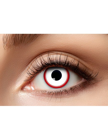 Lentilles blanches cercle rouge Saw