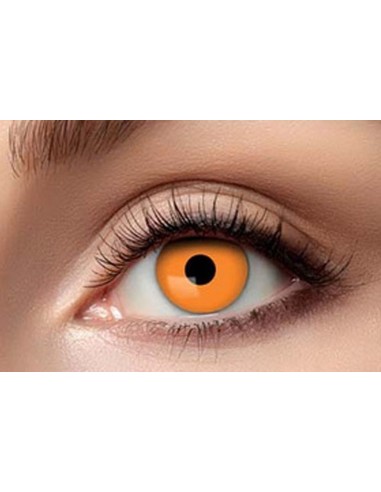 Lentilles Halloween orange