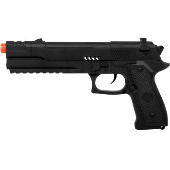 Pistolet plastique noir avec bruitage