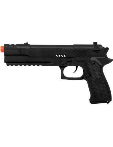 Pistolet plastique noir avec bruitage