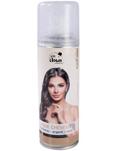 Spray laque cheveux à paillettes