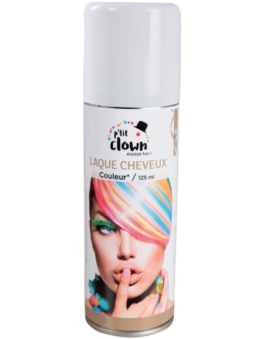 Spray laque cheveux couleur