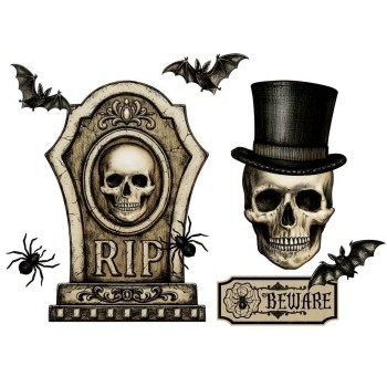 Planche stickers autocollant décoration Halloween originale