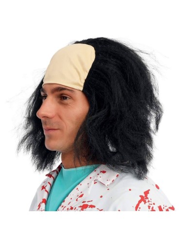 Perruque savant fou dégarni