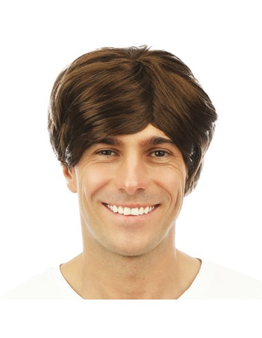 Perruque courte raide blonde
