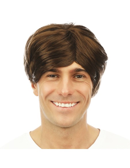Perruque courte raide blonde