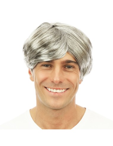 Perruque courte raide blonde