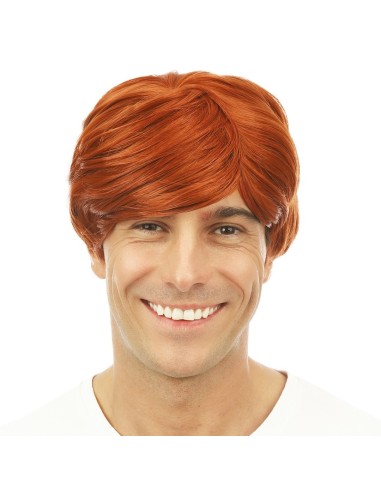 Perruque courte raide blonde