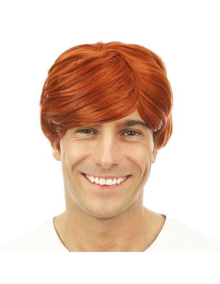 Perruque courte raide blonde