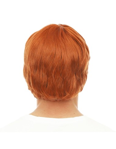 Perruque courte raide blonde