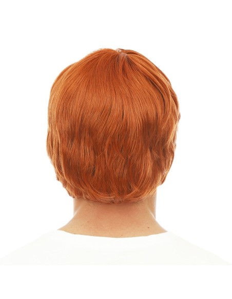 Perruque courte raide blonde