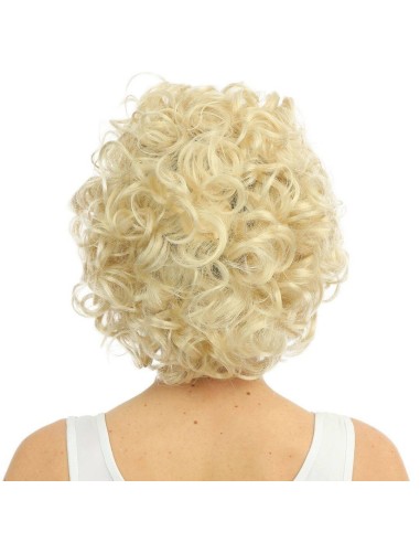 Perruque bouclée Sandy blonde