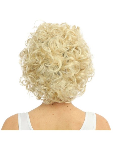 Perruque bouclée Sandy blonde