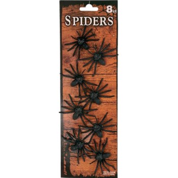 8 araignées noires