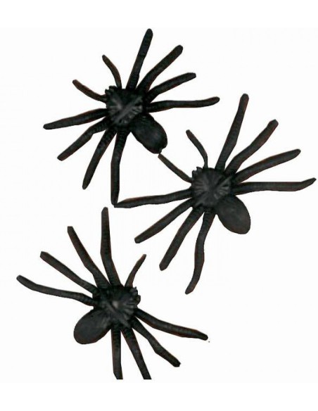 8 araignées noires