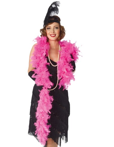 Boa à plumes couleur
