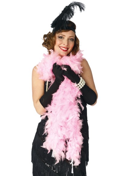 Boa à plumes couleur