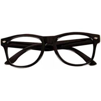 Lunettes noires sans verres