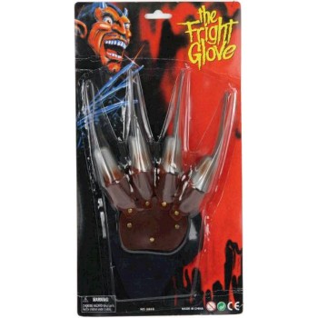 Gant main de Freddy avec griffes