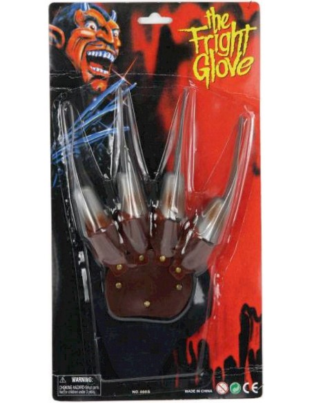 Gant main de Freddy avec griffes