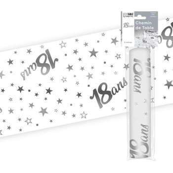 Chemin de table 18 ans pour fête d'anniversaire