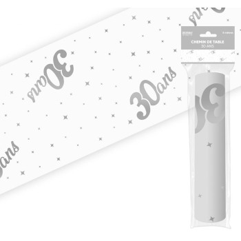 Chemin de table 30 ans pour fêter un anniversaire