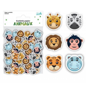 confettis de table animaux