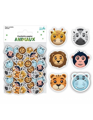 confettis de table animaux