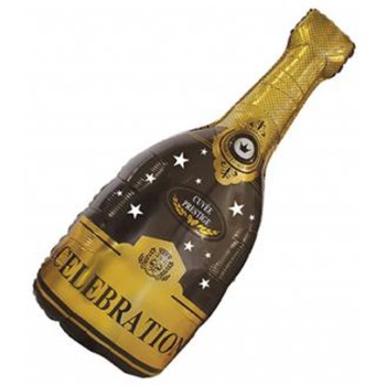 Ballon bouteille de champagne