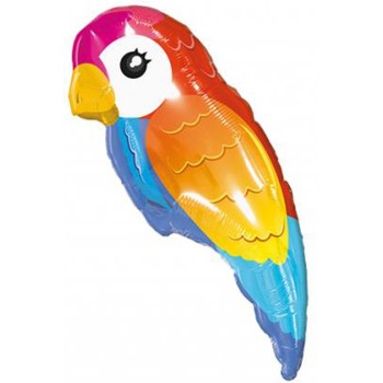 Ballon perroquet multicolore