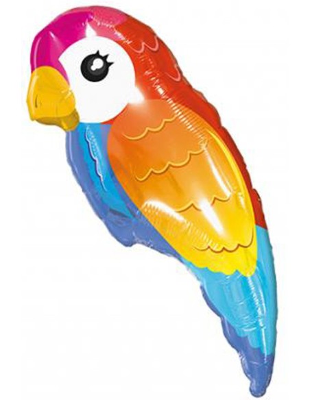 Ballon perroquet multicolore