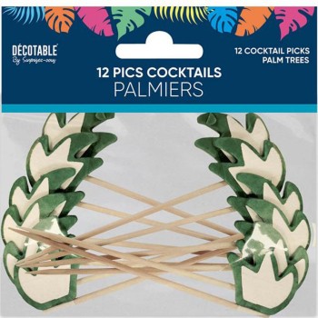 12 pics cocktail palmier