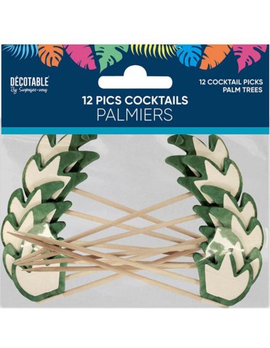 12 pics cocktail palmier