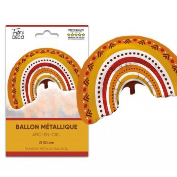 Ballon arc-en-ciel bohème