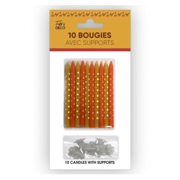10 bougies anniversaire bohème