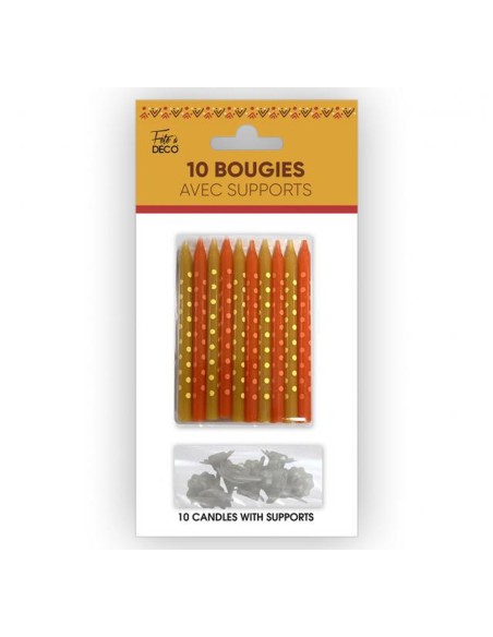 10 bougies anniversaire bohème