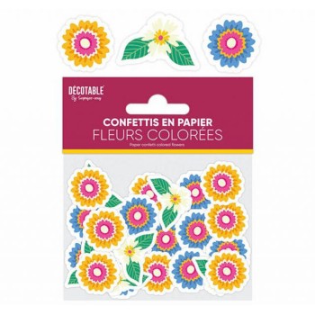 Confettis de table floral